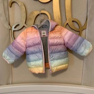 Gap Ombré Puffer Jacket 6-12M